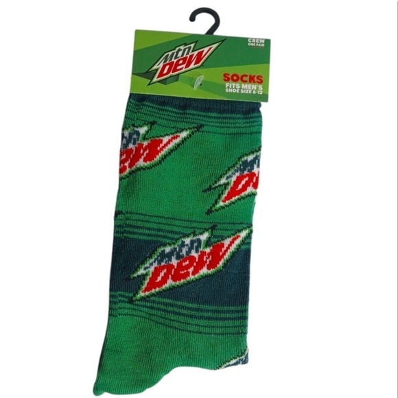Mountain Dew Crew Socks -NWT - Picture 6 of 10